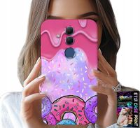 ETUI DO HUAWEI MATE 20 LITE - SŁODKIE DONUTY Z LUKREM W TLE + SZKŁO
