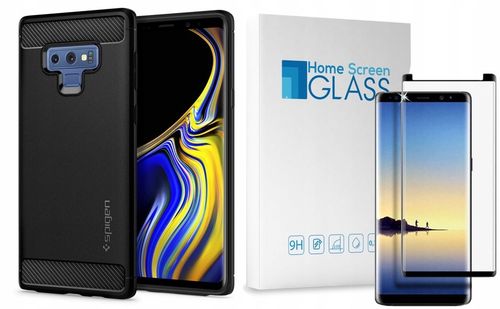 ETUI SPIGEN RUGGED ARMOR GALAXY NOTE 9 + SZKŁO 3D na Arena.pl