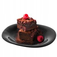 Talerz Deserowy 21,5 cm Czarny Talerzyk Do Ciasta