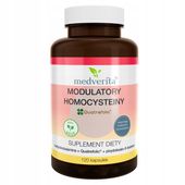 MEDVERITA WITAMINA B12 FOLIAN P-5-P MODULATORY HOMOCYSTEINY 120KAPS SERCE