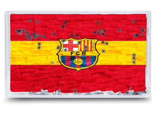 Akwarium - Ramka wodna 3D - Barcelona - Barca na Arena.pl