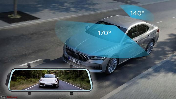 KAMERA SAMOCHODOWA WIDEO REJESTRATOR JAZDY W LUSTERKU WIDEOREJESTRATOR M PL zdjęcie 10