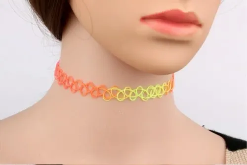 Zestaw 24 szt. Chokerów Naszyjniki choker na Arena.pl