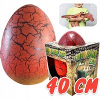 JAJO DINOZAURA WYKLUWAJĄCY ROSNĄCY DINOZAUR JAJKO SAMOWYKLUWAJĄCE XXL 40 CM