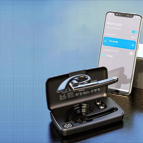 Bezprzewodowa słuchawka do rozmów BLUETOOTH mikrofon dla kierowców do ucha na Arena.pl