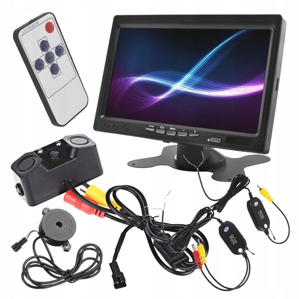 Monitor 7'' KAMERA COFANIA MODUŁ BEZPRZEWODOWY zdjęcie 1