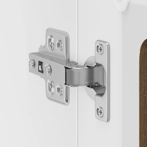 Szafka ścienna kuchenna ze szklanymi drzwiami Lucca Brązowy dąb na Arena.pl