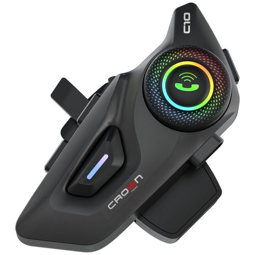 interkom motocyklowy crown c10 bluetooth 5.3 czarny na Arena.pl