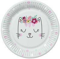 TALERZYKI PAPIEROWE DAISY POLMAK 8SZT 18CM