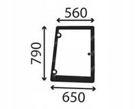 Szyba boczna prawa - bok prawy Case MXM New Holland TM TS FIAT M 82029320