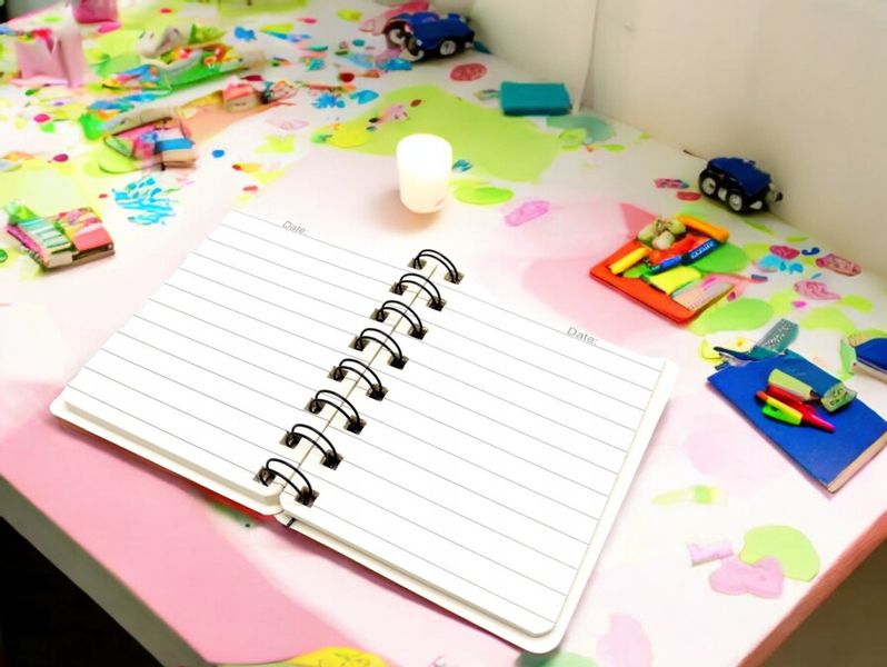 Notes notatnik spiralny mini zeszyt w linie a7 różowy zdjęcie 6