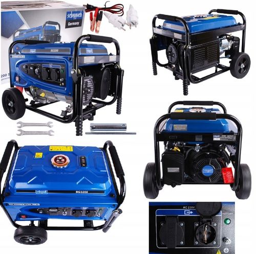 Przenośny Agregat Prądotwóczy Generator Prądu 4,8kW AVR SG3200 Benzyna na Arena.pl