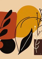 Plakat 64x90cm Ciepłe Kontury