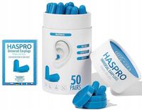 STOPERY ZATYCZKI DO USZU OCHRONA SŁUCHU UNIWERSALNE 50 PAR NIEBIESKIE