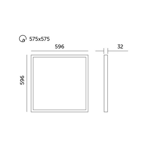 panel led capri 40w 60x60 4000k ip65 kobi na Arena.pl