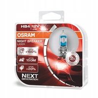 OSRAM Żarówki HB4 Night Breaker Laser +150%