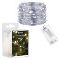 Lampki choinkowe 20 LED druciki mikro na baterie