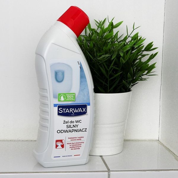 ŻEL DO WC PŁYN SILNY ODWAPNIACZ DO WC STARWAX 43390 USUWA KAMIEŃ zdjęcie 10