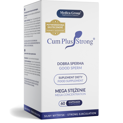 60 CUM-PLUS STRONG WIECEJ NASIENIA LEPSZY SMAK SPERMY WYTRYSK MEGA STĘŻENIE na Arena.pl