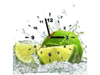 40X40CM ZEGAR LIMONKA OBRAZ
