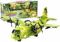 Ogromny Samolot Wojskowy Militarny Figurki 64 cm Lean Toys Edukacja