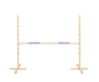 Przeszkoda skokowa do Hobby Horse 160cm, h-120 cm, belka jasny fiolet