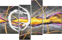 130CM 85 OBRAZ 4 ELEM WIRUJĄCE POSTACIE ŚCIENNY