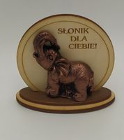 słoń dla ciebie sklejka 7.5x8 cm