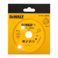 Tarcza diamentowa ciągła 110mm x 20mm do cięcia płytek DT3714 DeWALT