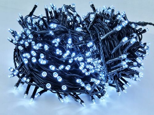 LAMPKI CHOINKOWE 800 LED TIMER ATEST ZEWNĘTRZNE NA CHOINKĘ CHOINKA BIAŁE na Arena.pl