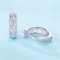 KOLCZYKI Srebrne PRÓBA 925 z Cyrkoniami Srebro Angielskie Zapiecie Damskie