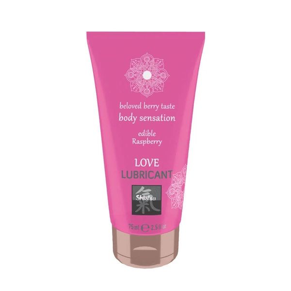 Żel-SHIATSU Love lubricant edible RASPBERRY zdjęcie 1