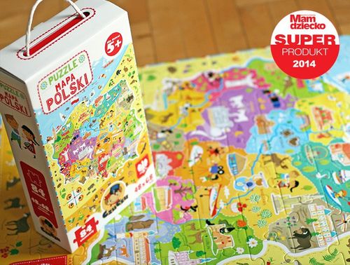 Czuczu Ale puzzle. Mapa Polski na Arena.pl