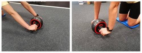 ab roller koło ergonomic - pojedyńcze na Arena.pl