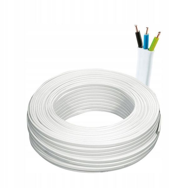PRZEWÓD PŁASKI KABEL YDYp 3x1,5 750V 100m zdjęcie 1
