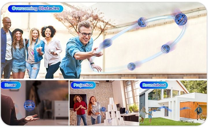 Ręczny pływający dron LED zdjęcie 4