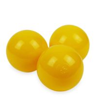 Plastikowe piłeczki do suchego basenu 50szt żółte