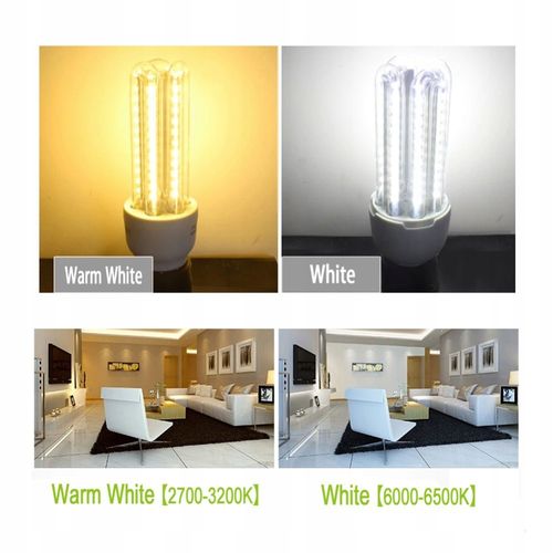 ŻARÓWKA DIODOWA E14 CORN LED 5W CIEPŁA/ZIMNA W-WA na Arena.pl
