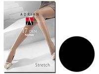 Rajstopy gładkie 17 den stretch Adrian Nero 2