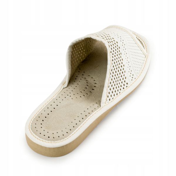 DAMSKIE KAPCIE Skórzane Pantofle Skóra Ciapy zdjęcie 3