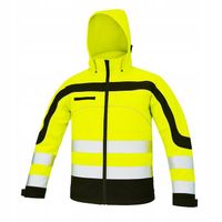 WODOODPORNA Kurtka robocza SOFTSHELL ROBOCZY Ciepła kurtka OSTRZEGAWCZA OC