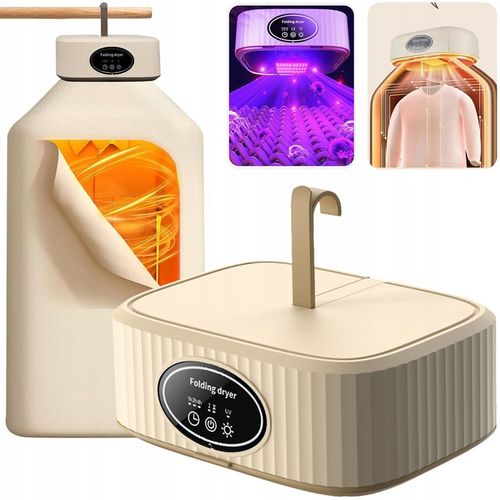 Przenośna Suszarka 600W Składana UV + Cicha 45dB Szybkoschnąca Do na Arena.pl
