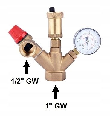 GRUPA BEZPIECZEŃSTWA DO C.O. 3 BAR zdjęcie 2