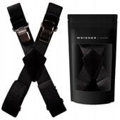 WEISNER | ORYGINALNE PORZĄDNE SZELKI MĘSKIE DO SPODNI MOCNE PODWÓJNE