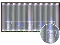 ZAZDROSTKA ZAZDROSKA firana kuchenn LAWENDA prowansja dzban 300x70 obszycie