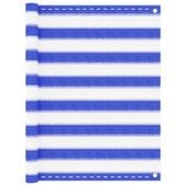 Parawan balkonowy, niebiesko-biały, 90x400 cm, HDPE