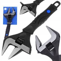 KLUCZ NASTAWNY DUŻY DO RUR SZWED 8" 0-39 mm SOLIDNY