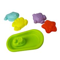 zabawki do piaskownicy Statek - limonkowy