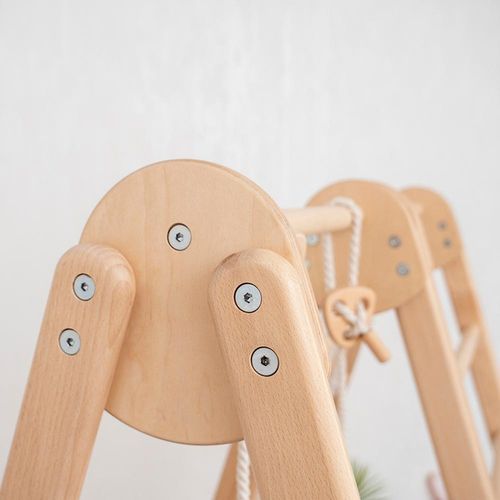 domowy plac zabaw Piramida - drewno na Arena.pl