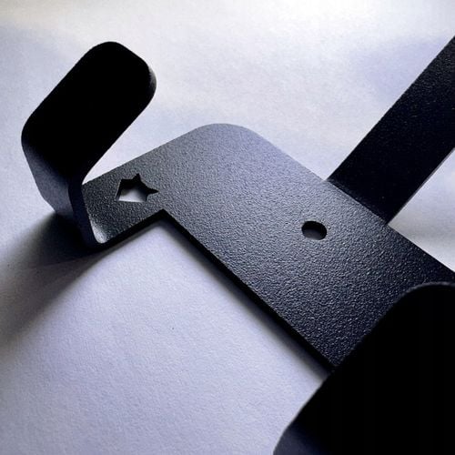 Wieszak Na Ubrania Ścienny Klucze Wiszący Na Ręczniki 25 Haków Czarny na Arena.pl